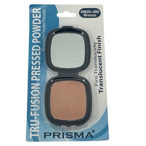 Prisma Tru-Fusion #9625-080 Bronze Translucent Finish Pressed Powder Compact - Picture 1 of 10